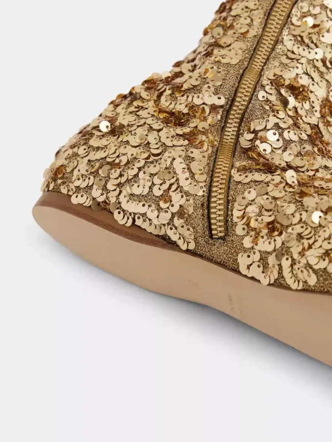 Stivali con paillettes