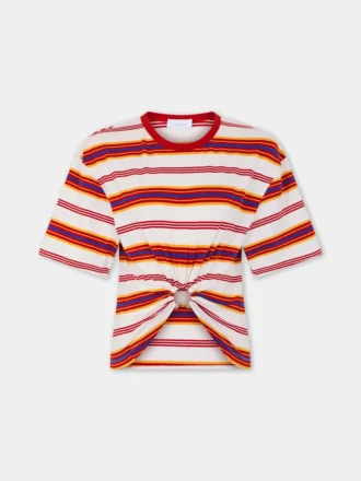 T-shirt corta in cotone