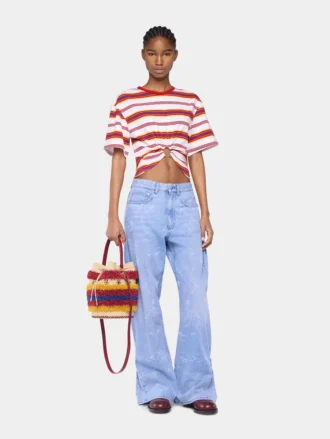 T-shirt corta in cotone