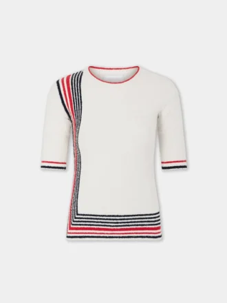 Top in jersey di spugna