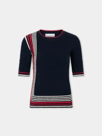 Top in jersey di spugna